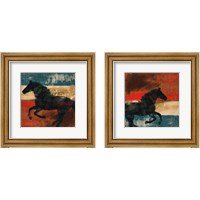 Framed 'Wild and Free 2 Piece Framed Art Print Set' border=