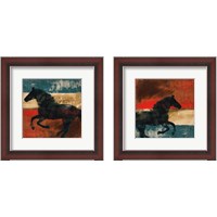 Framed 'Wild and Free 2 Piece Framed Art Print Set' border=