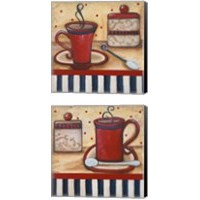 Framed 'Granny's Kitchen 2 Piece Canvas Print Set' border=