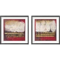 Framed 'Abstract  2 Piece Framed Art Print Set' border=