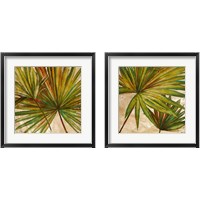 Framed 'New Palmera Take Two 2 Piece Framed Art Print Set' border=