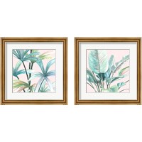 Framed Jungle Leaf 2 Piece Framed Art Print Set