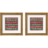 Framed Holiday Chants 2 Piece Framed Art Print Set
