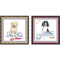 Framed Dogs Life 2 Piece Art Print Set