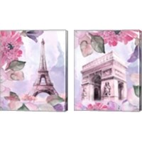Framed Parisian Blossoms 2 Piece Canvas Print Set