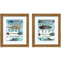 Framed Inspirational 2 Piece Framed Art Print Set