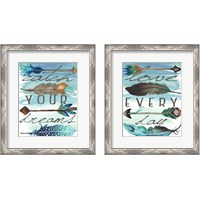 Framed 'Inspirational 2 Piece Framed Art Print Set' border=