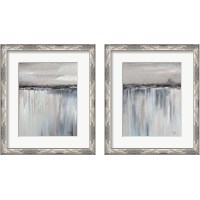 Framed 'Muted Paysage 2 Piece Framed Art Print Set' border=