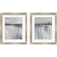 Framed 'Muted Paysage 2 Piece Framed Art Print Set' border=