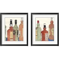 Framed 'Malt Scotch 2 Piece Framed Art Print Set' border=
