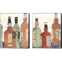 Framed 'Malt Scotch 2 Piece Canvas Print Set' border=