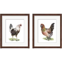 Framed Chicken Dance 2 Piece Framed Art Print Set