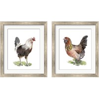 Framed Chicken Dance 2 Piece Framed Art Print Set