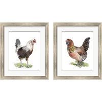 Framed Chicken Dance 2 Piece Framed Art Print Set