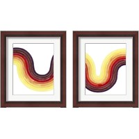 Framed 'Heatwave  2 Piece Framed Art Print Set' border=
