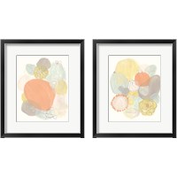 Framed Abstract Succulents 2 Piece Framed Art Print Set