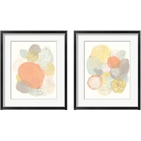 Framed 'Abstract Succulents 2 Piece Framed Art Print Set' border=