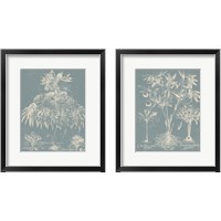 Framed 'Delicate Besler Botanical  2 Piece Framed Art Print Set' border=