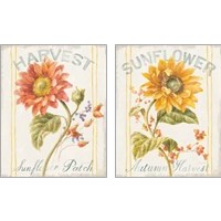 Framed 'Floursack Autumn 2 Piece Art Print Set' border=