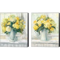 Framed 'Endless Summer Bouquet 2 Piece Canvas Print Set' border=