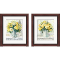 Framed 'Endless Summer Bouquet 2 Piece Framed Art Print Set' border=