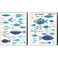 Framed Go With the Flow 2 Piece Canvas Print Set