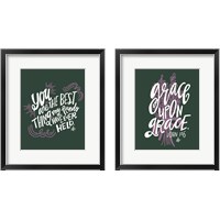 Framed 'Grace Upon Grace 2 Piece Framed Art Print Set' border=