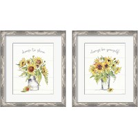 Framed Sunflower Fields 2 Piece Framed Art Print Set