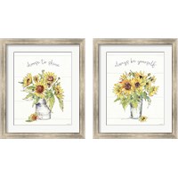 Framed Sunflower Fields 2 Piece Framed Art Print Set