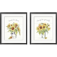 Framed Sunflower Fields 2 Piece Framed Art Print Set