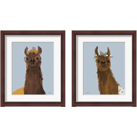 Framed Delightful Alpacas 2 Piece Framed Art Print Set