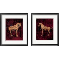 Framed 'Dynasty  2 Piece Framed Art Print Set' border=