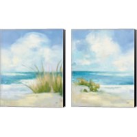 Framed 'Wind and Waves 2 Piece Canvas Print Set' border=