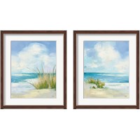 Framed 'Wind and Waves 2 Piece Framed Art Print Set' border=