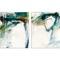 Framed 'Turbulence  2 Piece Art Print Set' border=