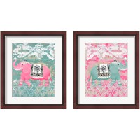 Framed 'Pink Bazaar 2 Piece Framed Art Print Set' border=