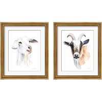 Framed Goat 2 Piece Framed Art Print Set