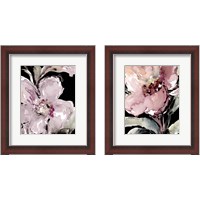 Framed Happy Bloom on Black 2 Piece Framed Art Print Set