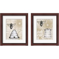 Framed Bee Hives 2 Piece Framed Art Print Set
