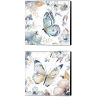 Framed Butterfly Beauty 2 Piece Canvas Print Set