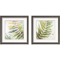 Framed 'Jungle Inspiration Watercolor 2 Piece Framed Art Print Set' border=