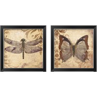 Framed Butterfly 2 Piece Framed Art Print Set