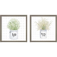Framed Farm Herbs 2 Piece Framed Art Print Set