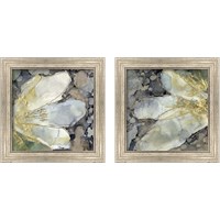 Framed 'Abstracted Lily 2 Piece Framed Art Print Set' border=