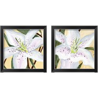 Framed White Lily 2 Piece Framed Art Print Set
