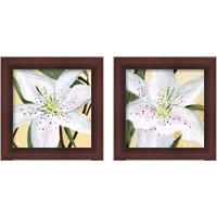 Framed White Lily 2 Piece Framed Art Print Set