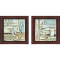 Framed Soft Bath 2 Piece Framed Art Print Set
