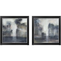 Framed Illuminated Treeline 2 Piece Framed Art Print Set