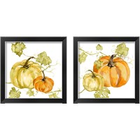 Framed Watercolor Harvest 2 Piece Framed Art Print Set