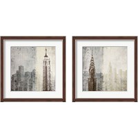 Framed 'Edifice  2 Piece Framed Art Print Set' border=